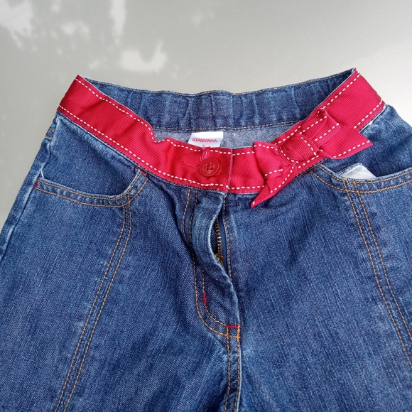 Little Girl Flair Leg Embroidered Jeans - Picture 4 of 5